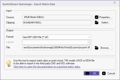 When finished editing data export it as DEM file