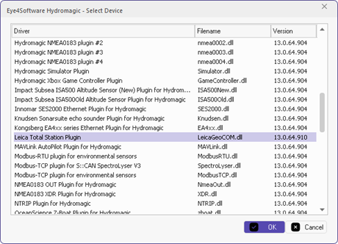 select the Hydromagic AIS plugin