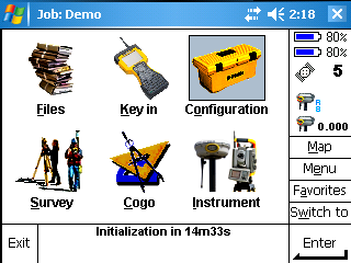 How to start PPK with a Trimble TSC2 controller