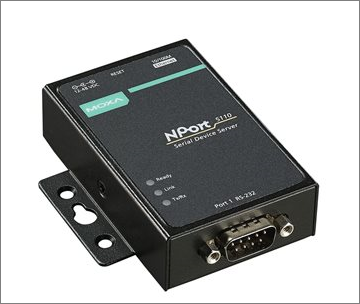 A Moxa N-Port 5110 Serial Device Server