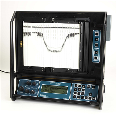 A dual frequency hydrographic grade echo sounder from Odom