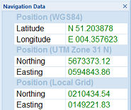 Check incoming position data in data view