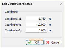 Modifying a single coordinate