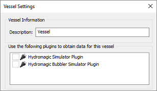 De-select data sources for the secondary vessel