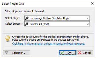 Click the Add button to select the plugin and sensor