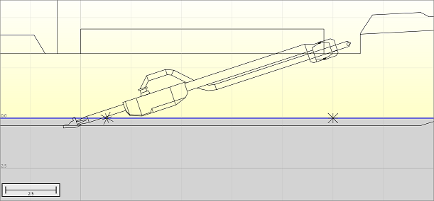 With draft set to zero, hull bubbler sensor should be at water surface level