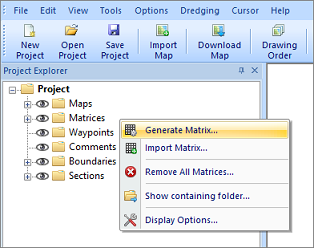 Raw data display options