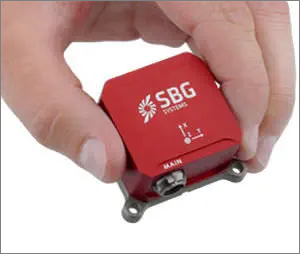 Example of a motion sensor (image courtesy SBG Systems)