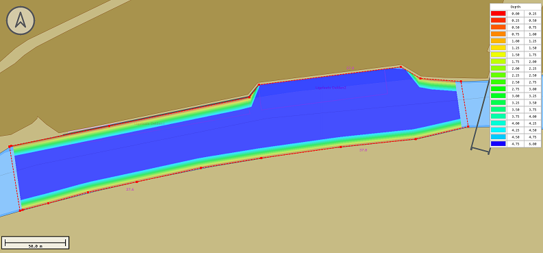 Reference matrix generated from a channel design.