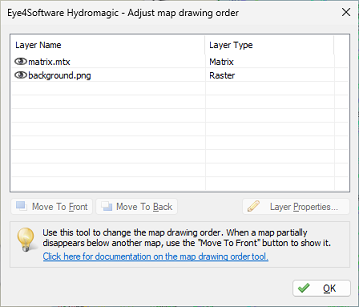 Map drawing order