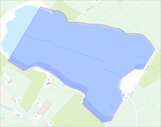 Sections generated from DXF file