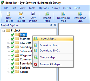 Import Map data