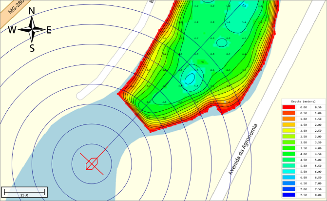 Example Hydromagic map display content