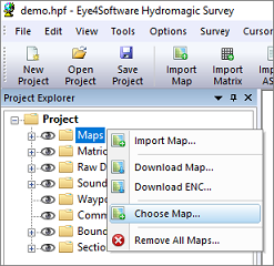 Map Management Window