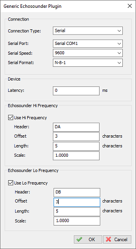 Configure the generic sounder plugin