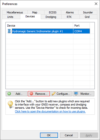 Unload the generic inclinometer plugin
