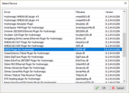 select the Hydromagic NTRIP plugin
