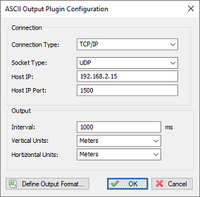 Configuring the communication settings
