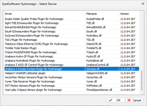 select the Unabara Hydro-2F plugin