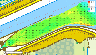 Example matrix generated from sounding and boundary data