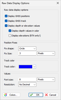 Customize the way raw data files are displayed