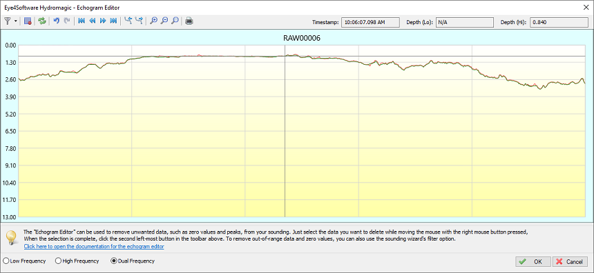 echogram editor