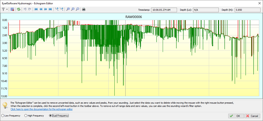 echogram editor