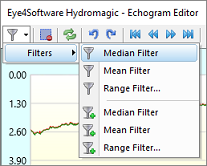Use the median filter tool to further smooth the data after manual spike removal