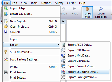 Export Soundings as ASCII file(s)