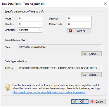 Fix time(zone) setting errors with the time adjustment tool
