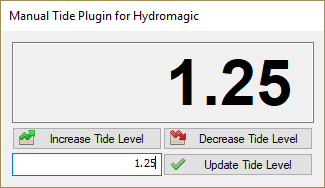 Use the second option when the Hydromagic Manual Tide Plugin has been used