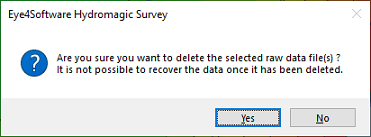 You always have to confirm removal of files