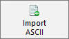 Import matrix, sounding, comment, waypoint or route data from ASCII
