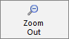 Set the active cursor mode to zoom out