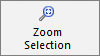 Set the active cursor mode to zoom selection