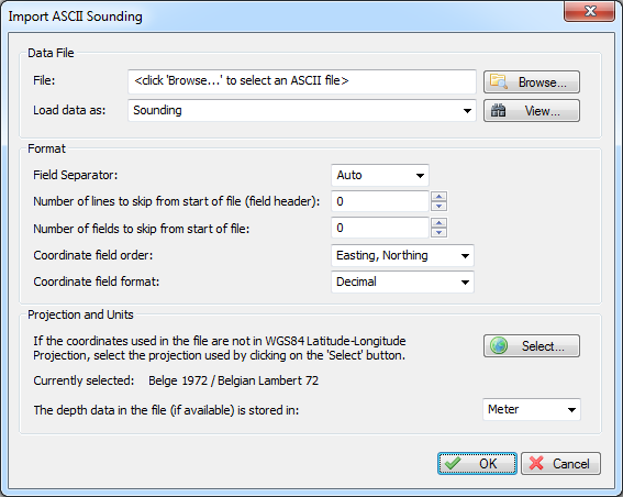 Right click the raw data file and select 